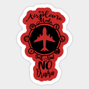 Airplane Mode Sticker